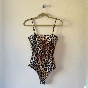 Cheetah print bodysuit